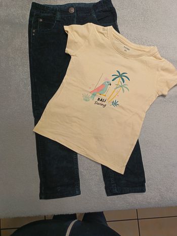 Jean et tee shirt de kiabi 4 ans réf 453 B3