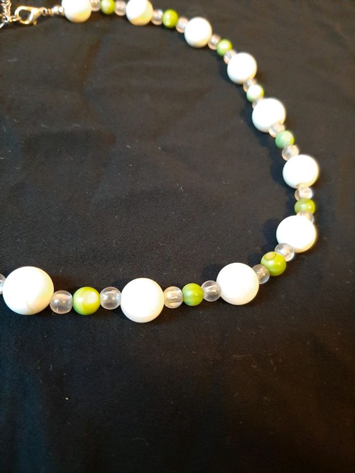 Collier et bracelet de perles fantaisie - photo numéro 4