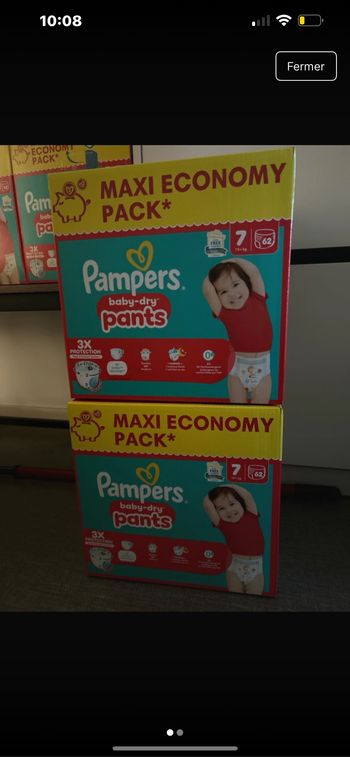 Couche Pampers pants