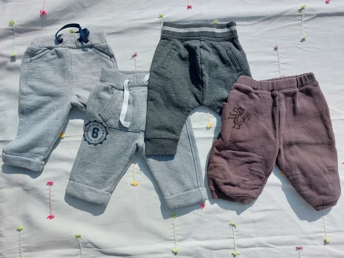 Lot de 4 joggings 3 mois