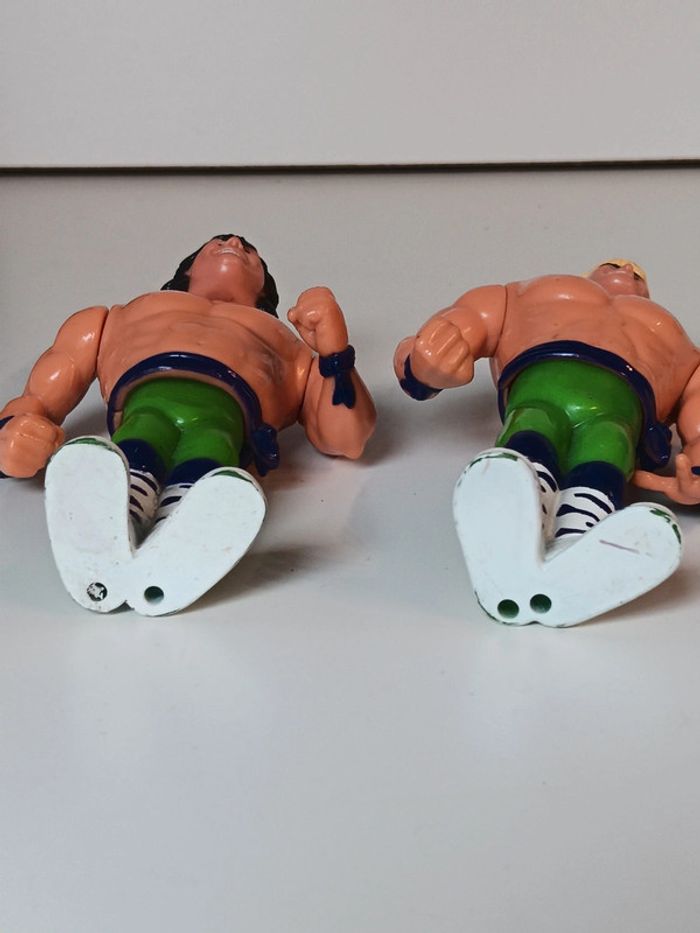 Lot figurines WWF vintage 1991 Marty Jannetty Shawn michaels les Rockers Vintage Hasbro - photo numéro 6