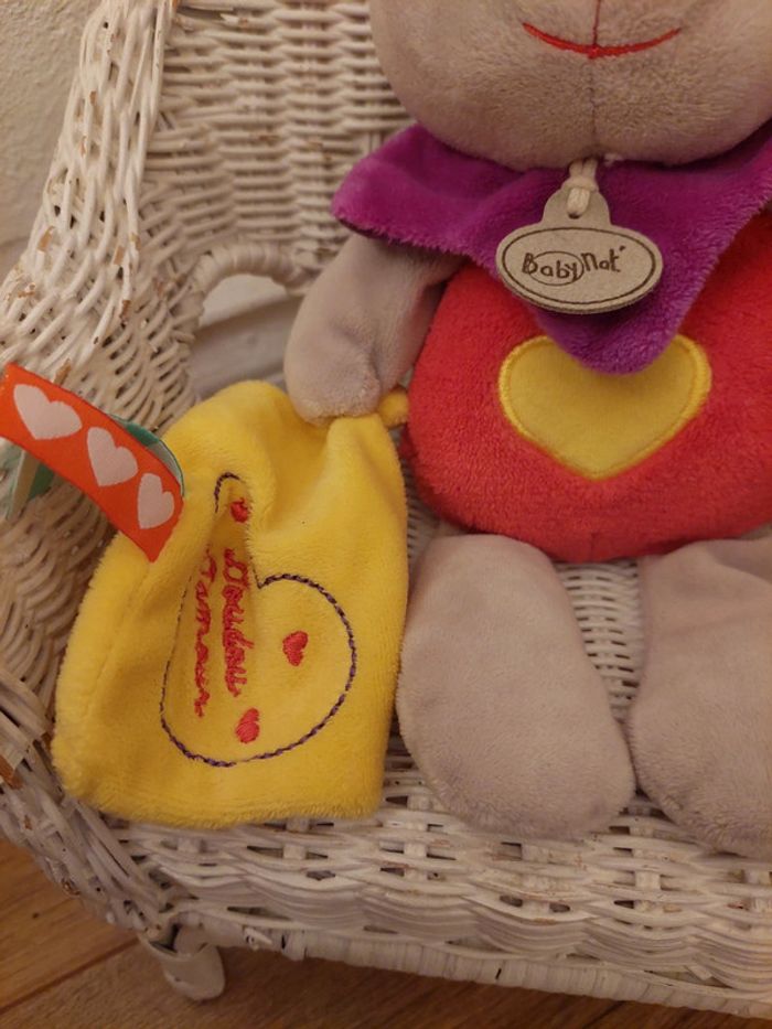 #P6 - Doudou d'amour lapin Baby Nat' - photo numéro 3