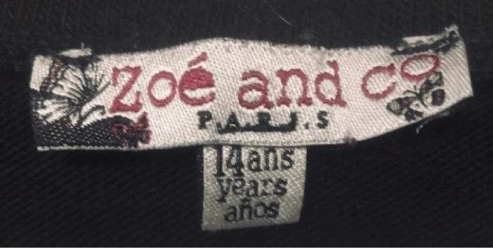 Pull »Zoé&Co »noir et pastilles argentées - photo numéro 9