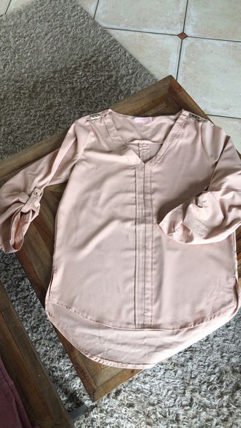 Chemisier rose / abricot