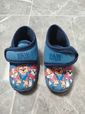 Chaussons 21/22 bebe enfant paw patrol pat patrouille p