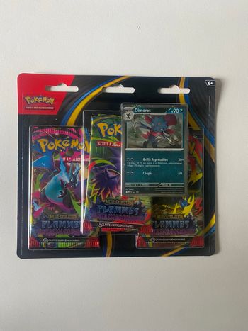 Tripack Pokémon ME02 Flammes Fantasmagoriques Neuf scellé