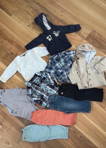 Lot automne hiver 12 mois / 74cm