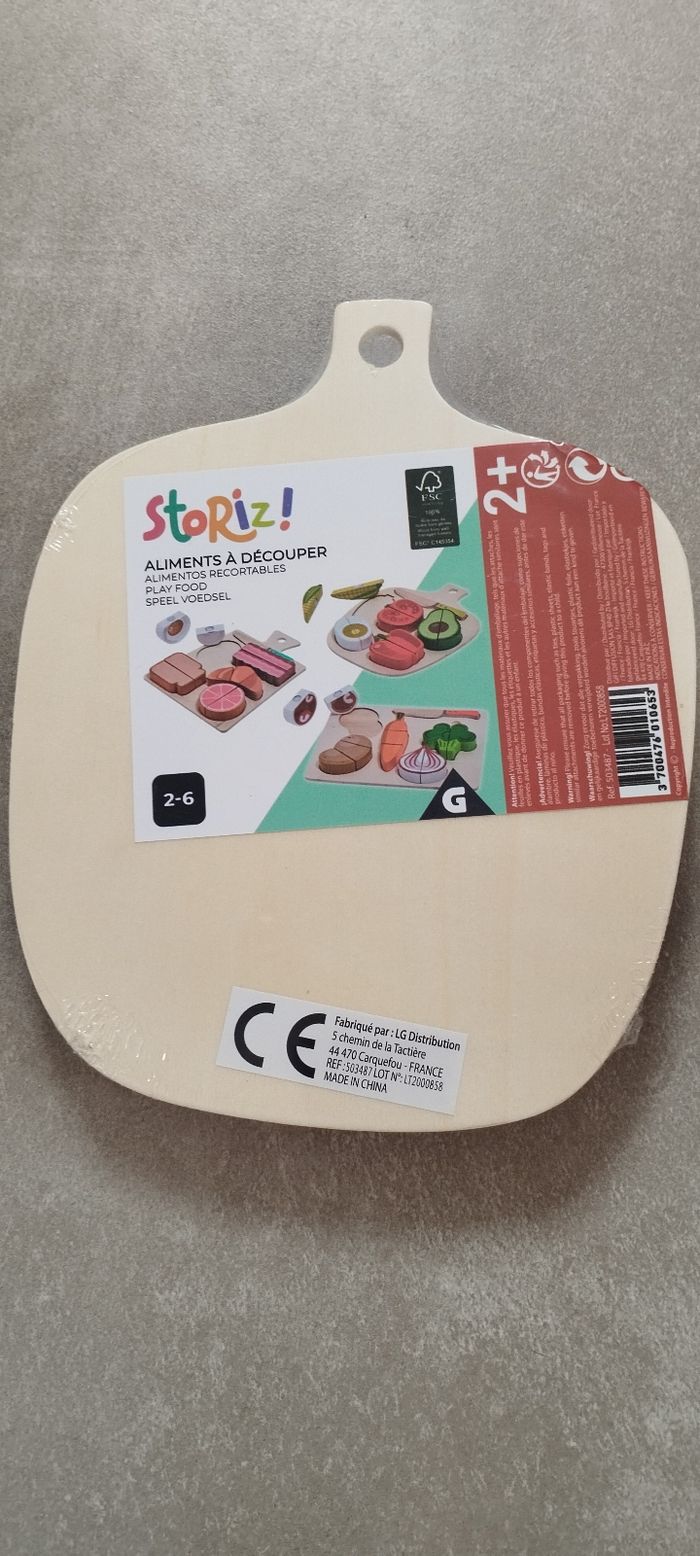 Aliment a découper en bois storiz neuf - photo numéro 2