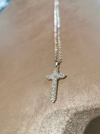 Collier et pendentif spirituel croix chrétienne