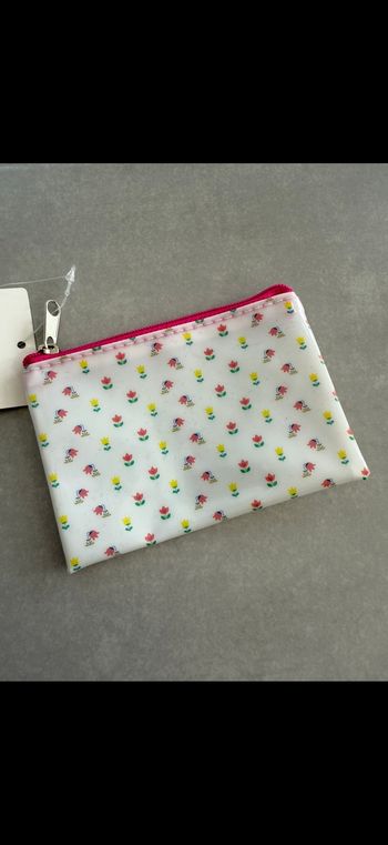 Mini pochette / Porte monnaie Fleurs