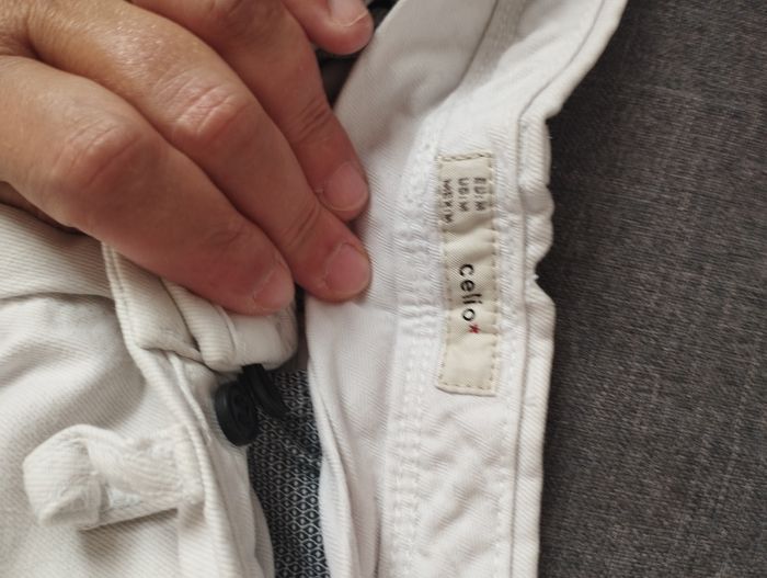 Bermuda en jeans blanc taille M - photo numéro 3