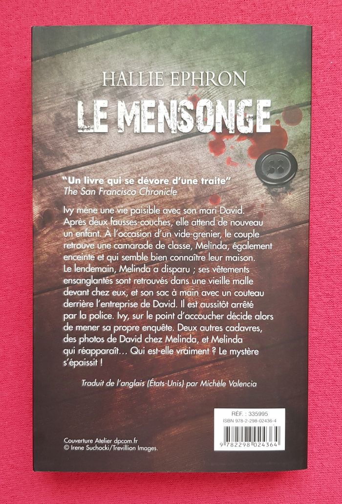 📚 Le mensonge - Hallie Ephron 📚 - photo numéro 3