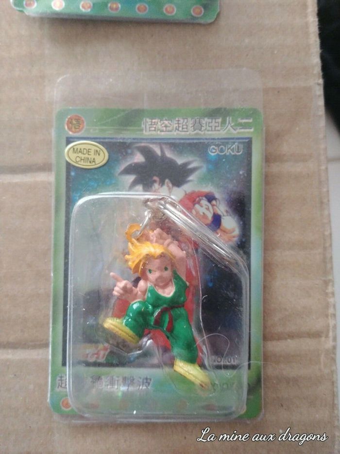 Mini Figurine Trunks Fusion Dragon Ball BS figure AB style Boolzz key chain clé