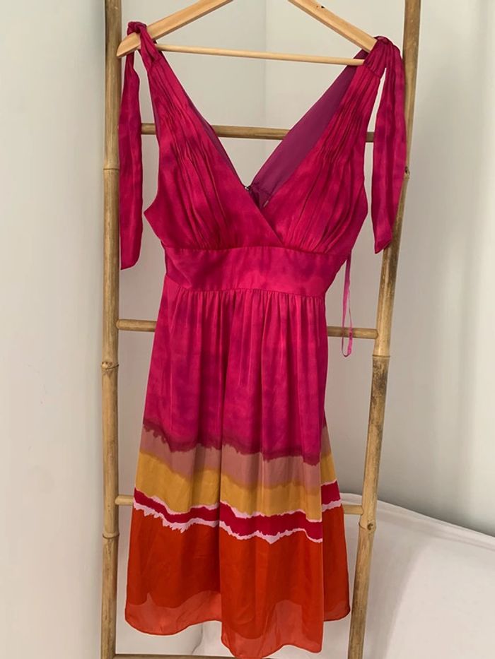 robe d'ete Manoukian rose taille S