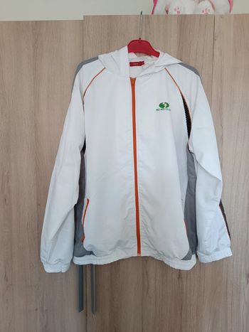 Veste sport blanche taille L