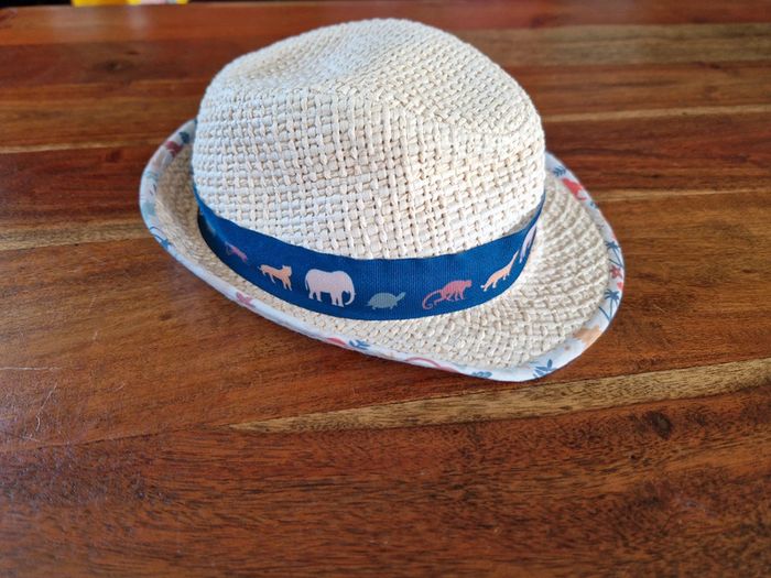 Chapeau en raphia tissé Tape à l’oeil - photo numéro 2