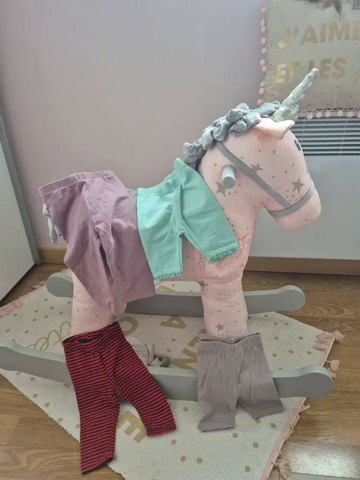Lot 4 leggings 3 mois