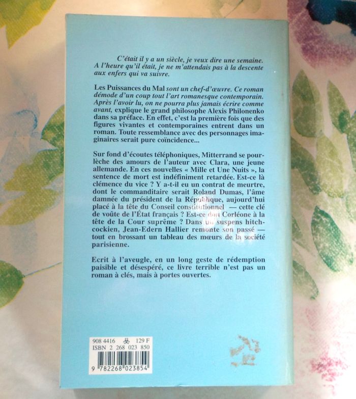 LES PUISSANCES DU MAL de Jean-Edern HALLIER Ed. du Rocher - photo numéro 2