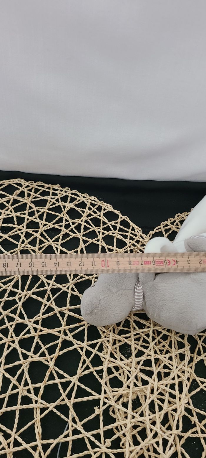 Doudou hippopotame gris mouchoir JACADI - photo numéro 5