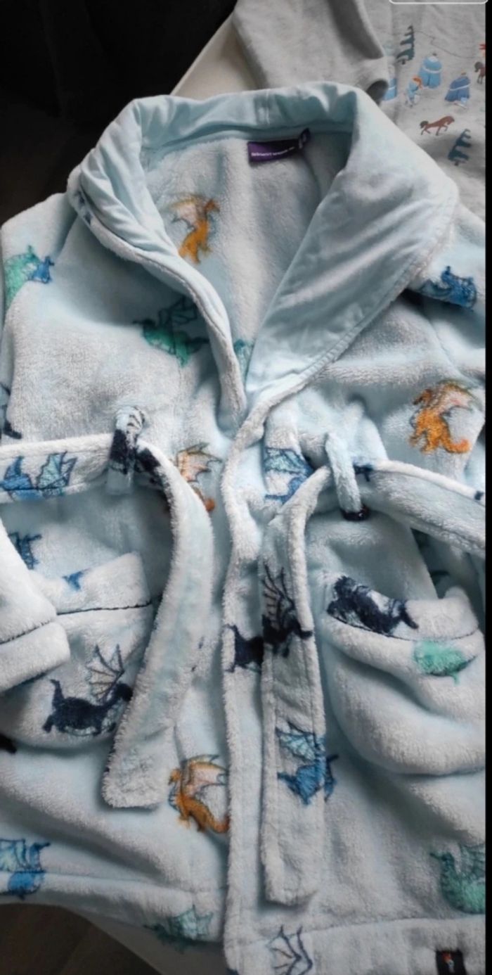 Ensemble pyjama et robe de chambre garçon sergent major 5 ans - photo numéro 8