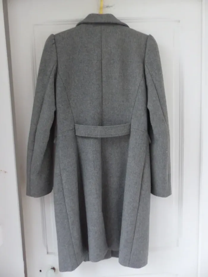 magnifique manteau/veste longue 50% laine - photo numéro 6