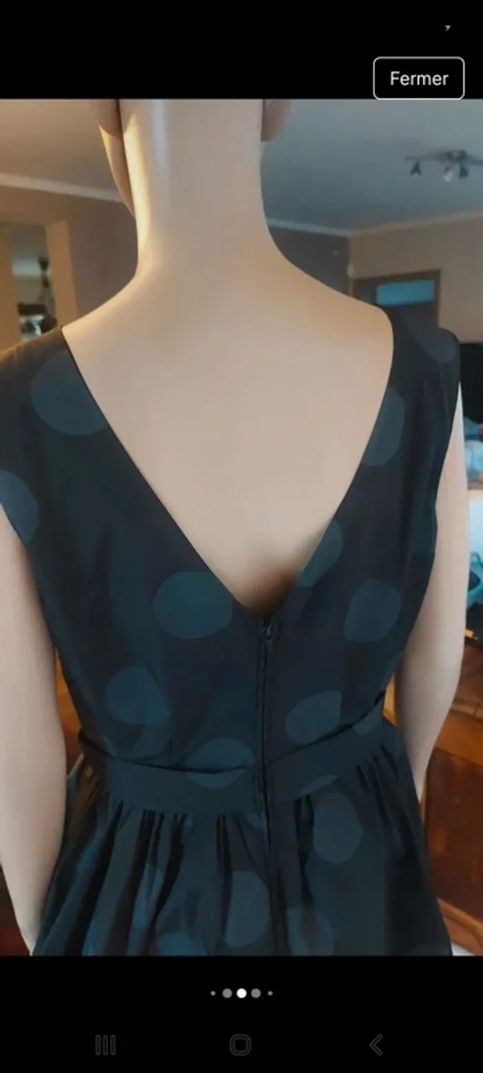 Robe Naf Naf noire avec jupon fr42 parfait état - photo numéro 7