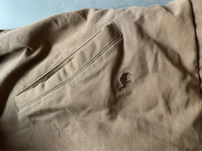 Manteau veste Camel beige homme vintage - photo numéro 12