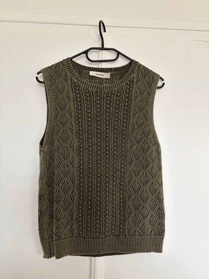 Pull sans manche Promod 🍒 t38 - photo numéro 2