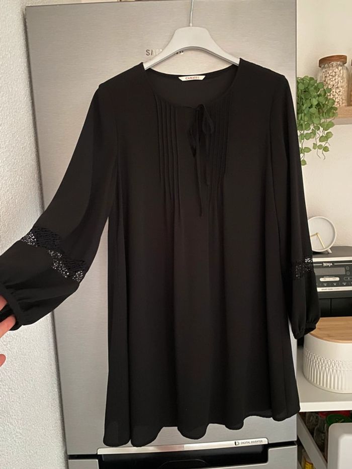 Robe femme fluide Camaïeu 36 noire - photo numéro 3
