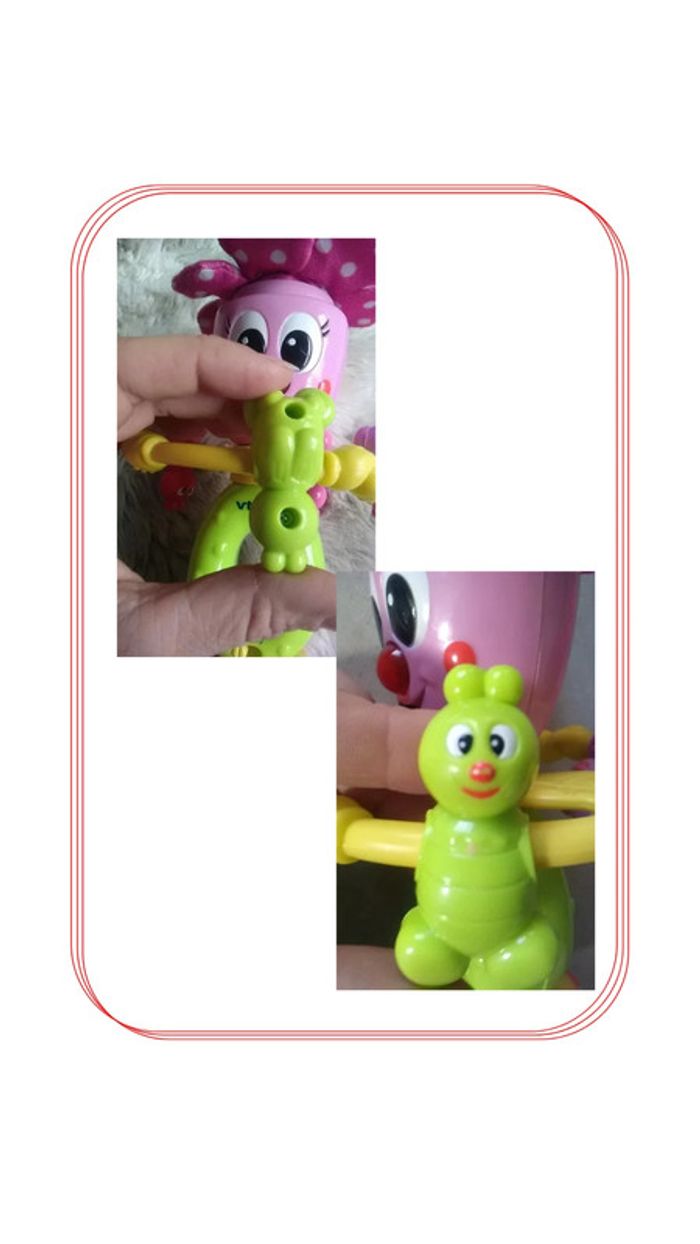 Hochet 🌺P'tite Fleur rose🌺 - Vtech baby - photo numéro 9