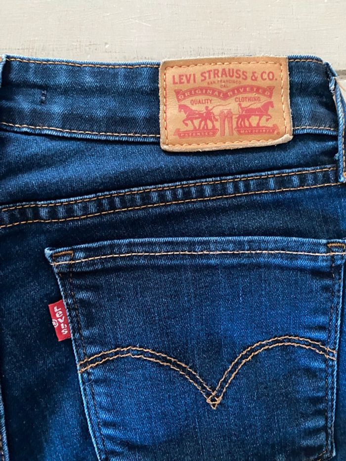 Jeans Levi's 715 Bootcut bleu marine taille 26 W 32 US soit 36 / S France - photo numéro 18
