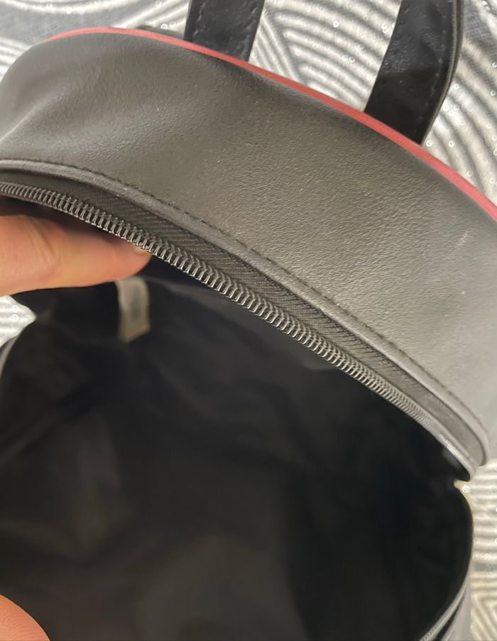 Sac à dos cuir fille femme avec personnages Mickey&minnie - photo numéro 3