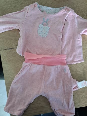 Pyjama réversible 1mois
