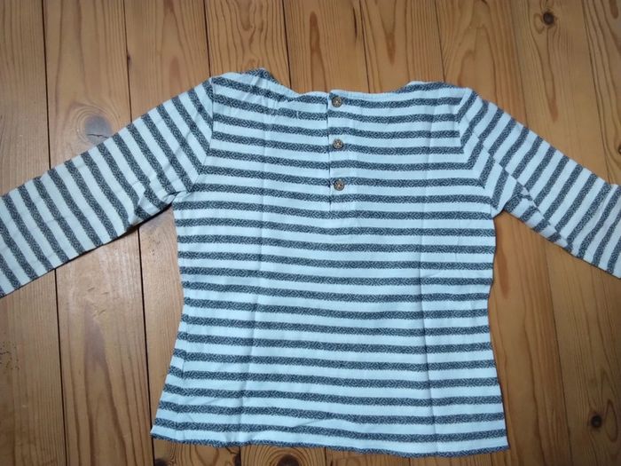 T-shirt marinière IKKS 10 ans - photo numéro 3