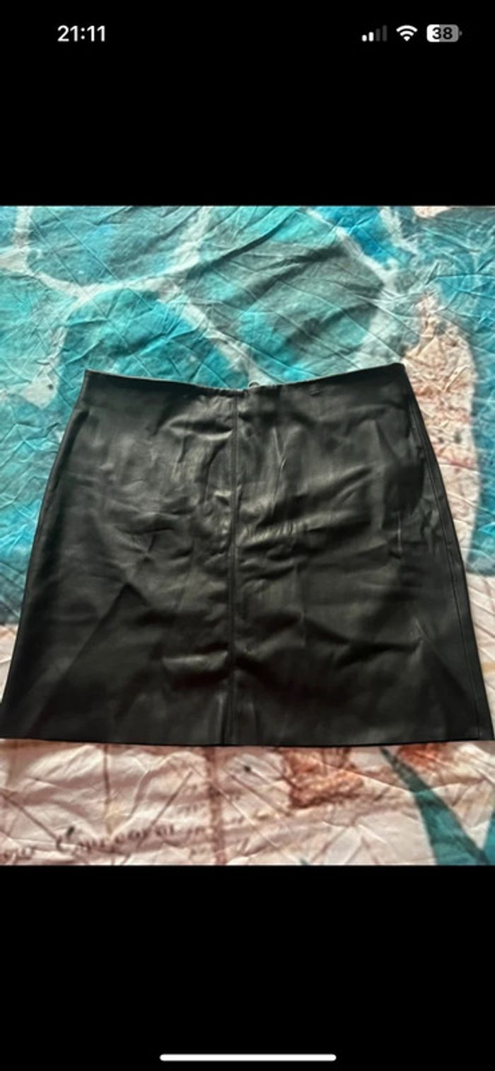 Jupe en simili cuir