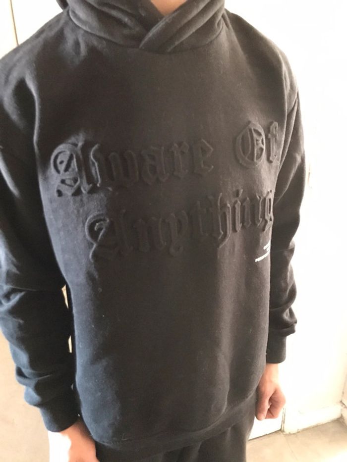 Sweat à capuche noir Pull&Bear taille M - photo numéro 8