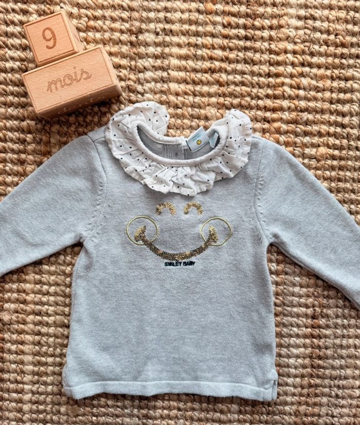 Pull long Smile 9mois / 71cm