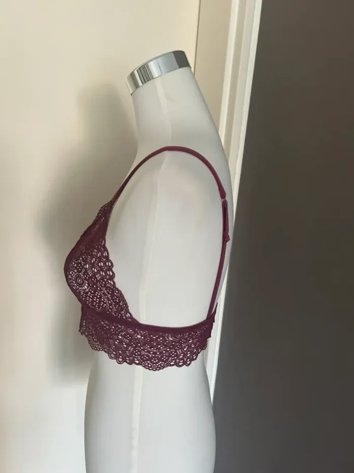 Étam, soutien-gorge, neuf bordeaux prune taille 90 B - photo numéro 4