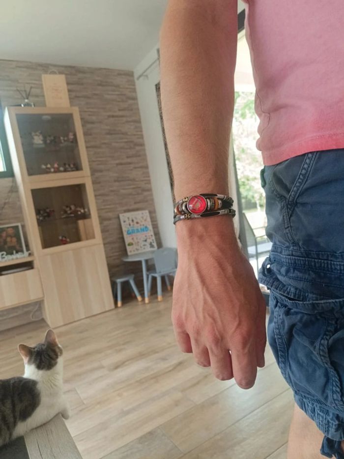 Bracelet 3 rangs gunners arsenal - photo numéro 3