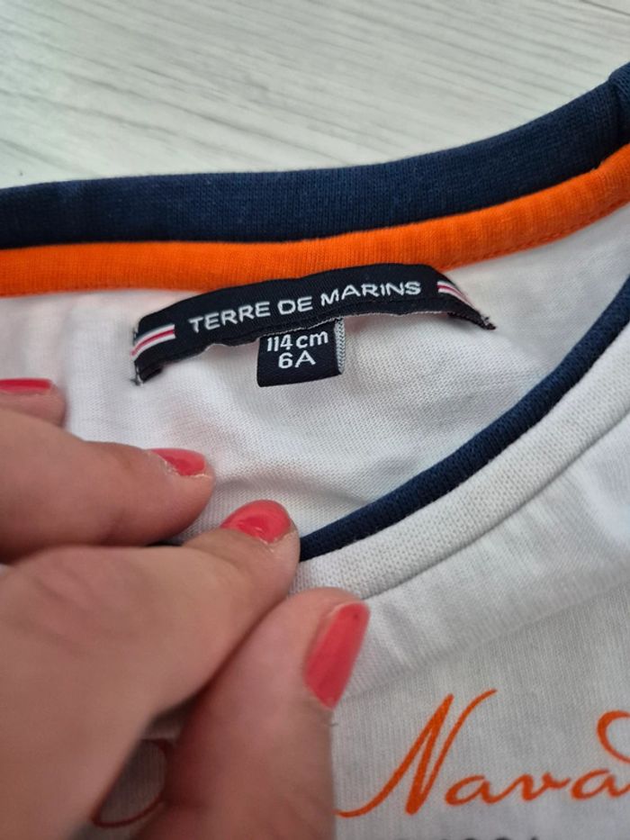 Tee-shirt Terre de Marins 6 ans - photo numéro 3