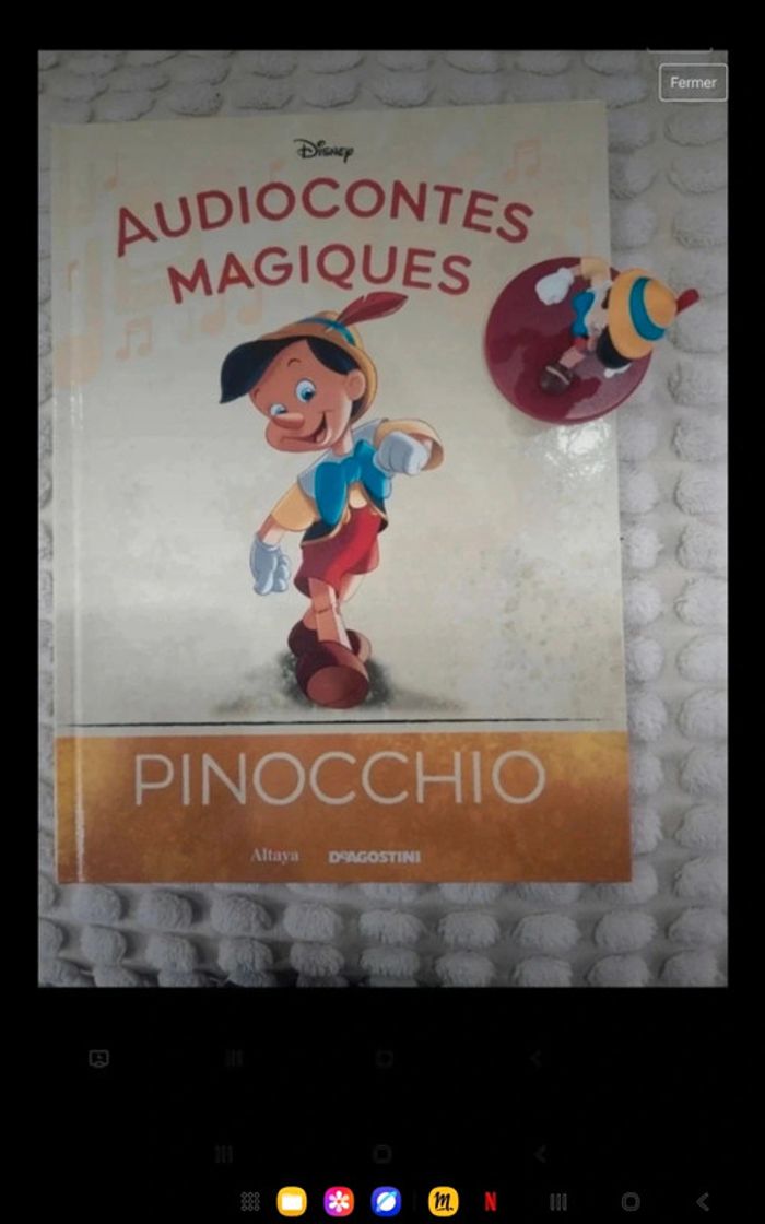 10ėme audioconte magique altaya deagostini disney audio conte compte comte magic livre& figurine