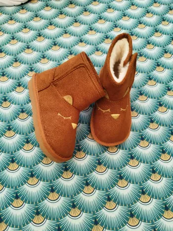 Bottines fourrées Vertbaudet taille 24