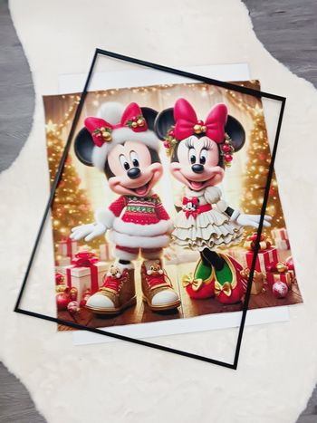 Decoration murale Impression sur toile tissus 70x70 neuf à encadrer