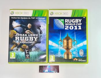 Lot 2 Jeux: Rugby 2011/Jonah Lomu Challenge - Xbox 360 Complet VF Microsoft