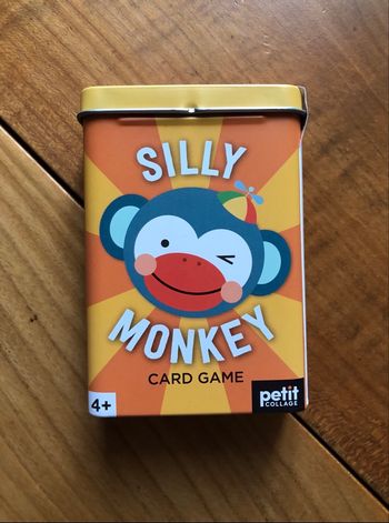Jeu de cartes Mistigri Silly Monkey Petit Collage NEUF boite metal