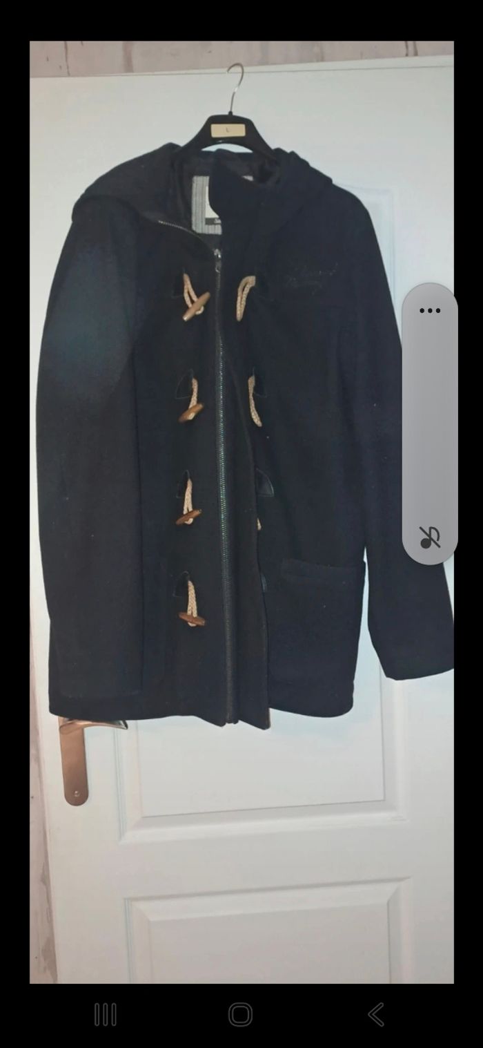 Duffle coat bleu marine homme Kaporal