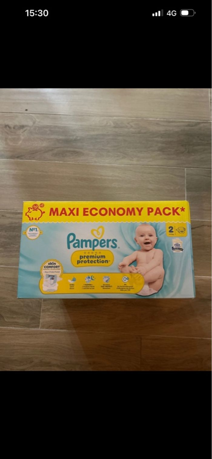 COUCHES PAMPERS TAILLE 2 - photo numéro 2