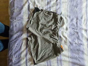 Short gris décathlon