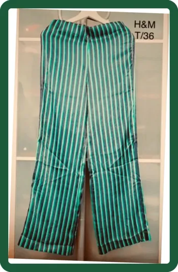 Pantalon été fluide rayé H&M T/36