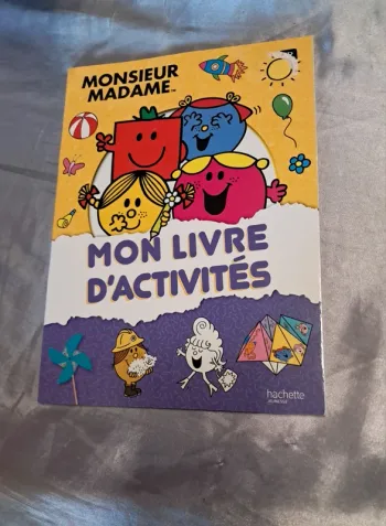 Mon livre d’activités Monsieur et Madame
